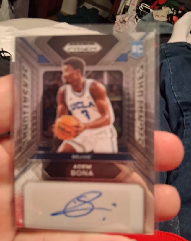 2024 Panini Prizm Draft Picks Sensational Signatures #SS-ABO Aden Bona — front