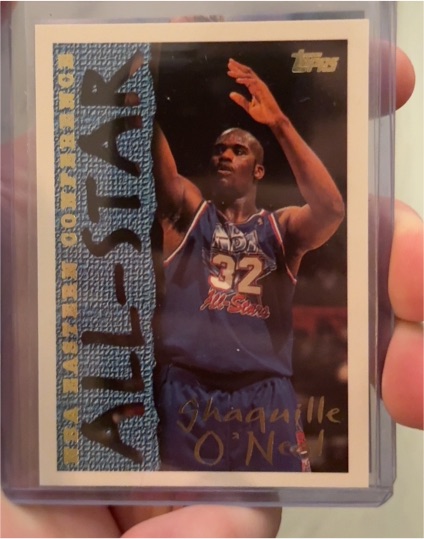 1994-95 Topps #13 Shaquille O'Neal All-Star — front
