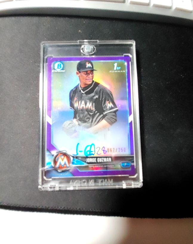 2018 Bowman Chrome #067 Jorge Guzman — front