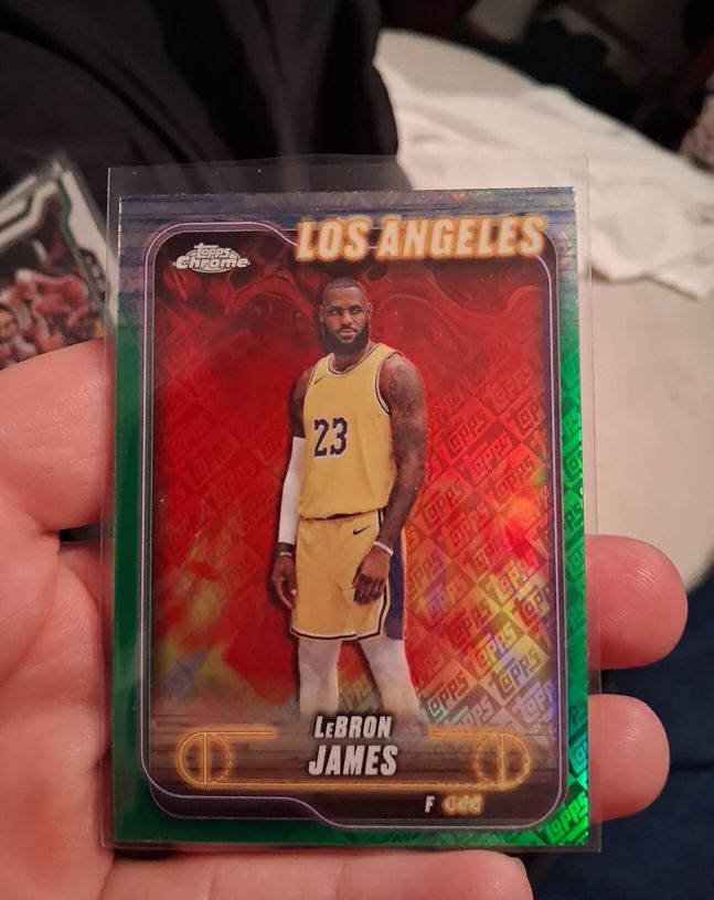 2024-25 Topps Chrome #22 LeBron James — front
