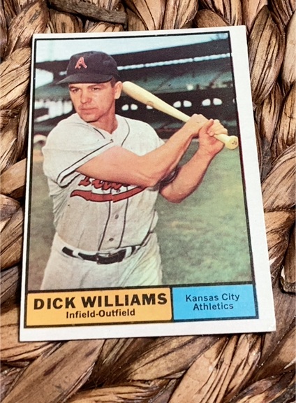 1961 Topps #8 Dick Williams — front