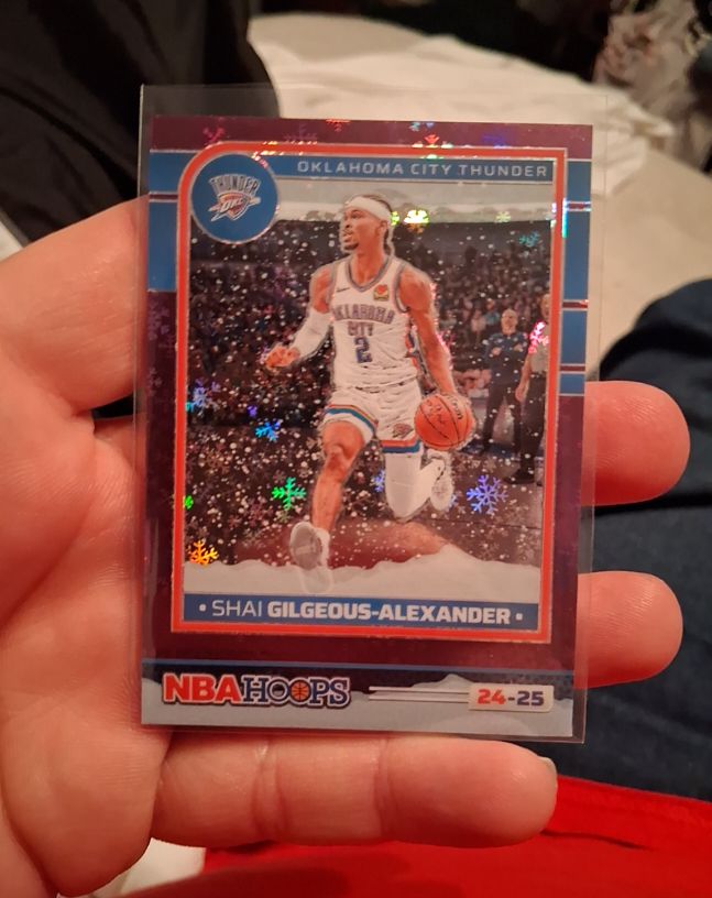 2024-25 Panini NBA Hoops #24-25 Shai Gilgeous-Alexander — front