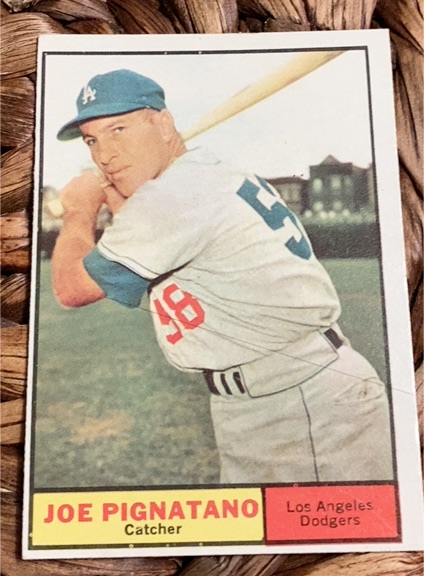 1961 Topps #74 Joe Pignatano — front