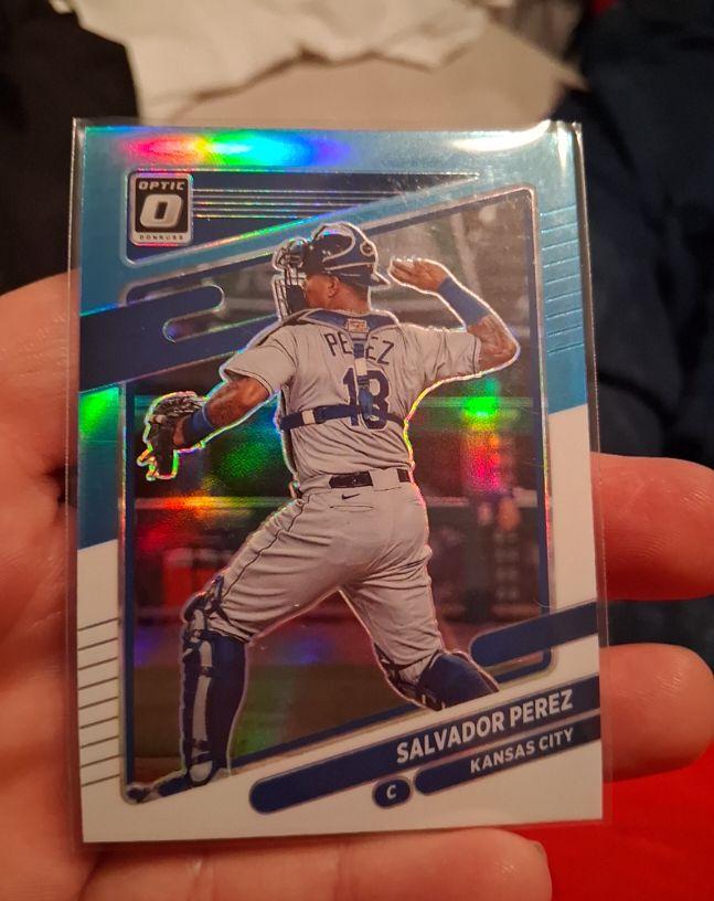 2021 Donruss Optic #156 Salvador Perez — front