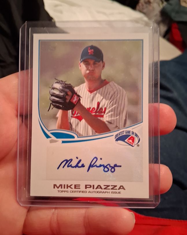 1991 Topps #1 Mike Piazza — front
