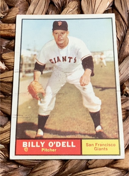 1961 Topps #96 Billy O'Dell — front
