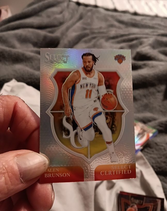 2024-25 Panini Select #12 Jalen Brunson Select Certified — front