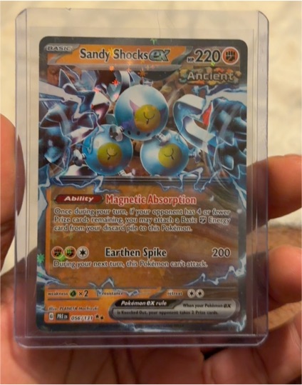 2023 Pokémon Scarlet & Violet Paradox Rift #108 Sandy Shocks ex — front