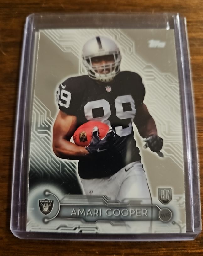 2015 Topps Holiday Mega #6 Amari Cooper — front