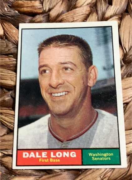 1961 Topps #117 Dale Long — front