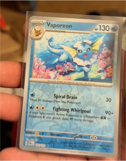 2023 Pokemon Scarlet & Violet 151 #022 Vaporeon — front
