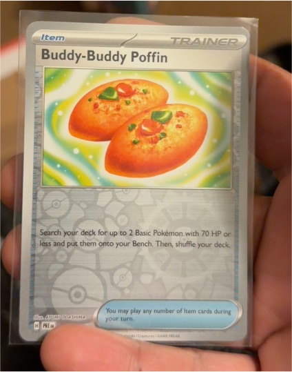 2025 Pokémon SV: Prismatic Evolutions #101 Buddy-Buddy Poffin — front