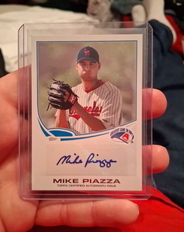 2013 Topps Pro Debut #PDAMP Mike Piazza — front