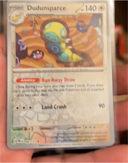 2024 Pokemon Scarlet & Violet Prismatic Evolutions #080 Dudunsparce — front