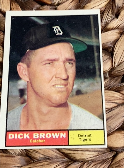 1961 Topps #192 Dick Brown — front