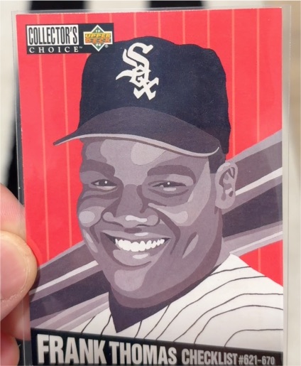 1994 Upper Deck Collector's Choice #327 Frank Thomas — front