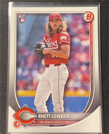 2025 Bowman #6 Rhett Lowder — front