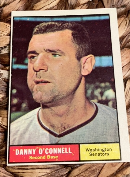 1961 Topps #318 Danny O'Connell — front