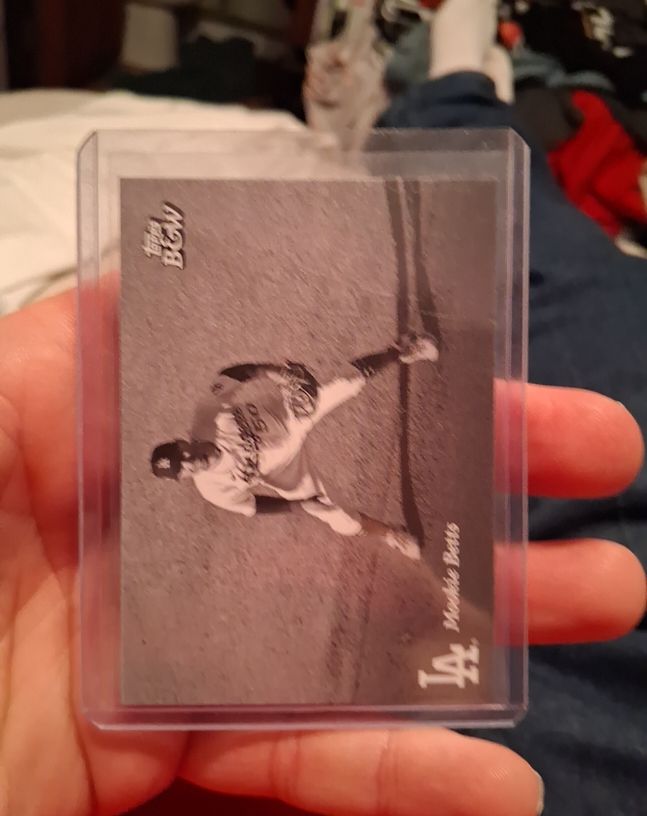 2023 Topps Black & White Mookie Betts — front