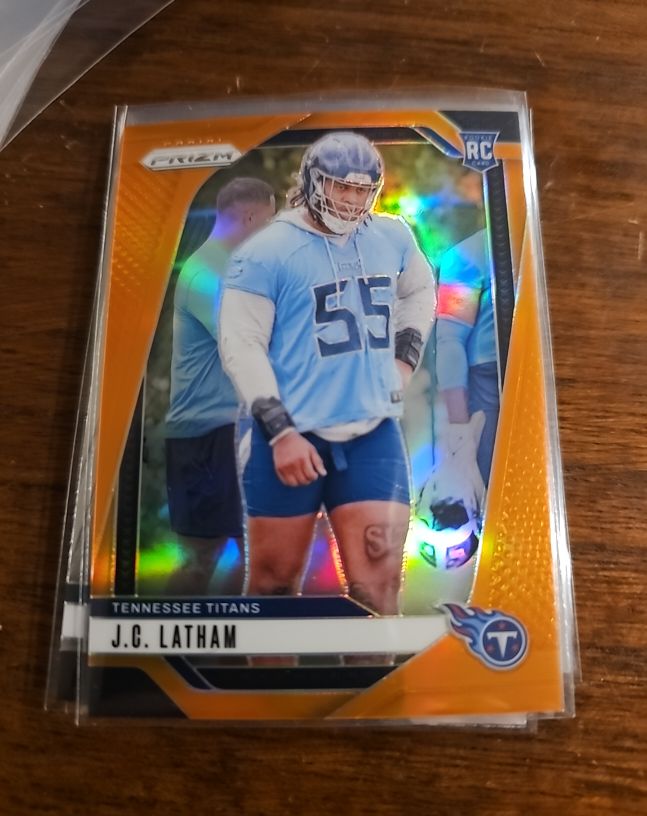 2024 Panini Prizm #334 J.C. Latham — front