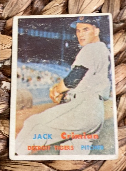 1957 Topps #297 Jack Crimian — front