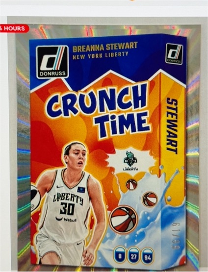 2025 Panini Donruss WNBA # Crunch Time Breanna Stewart — front