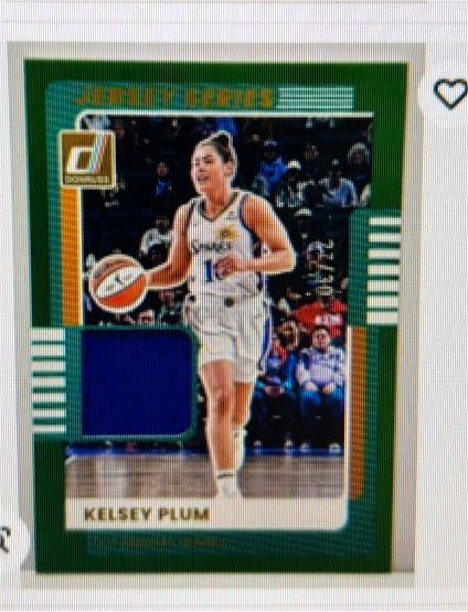 2022 Donruss Jersey Series #JS-KP Kelsey Plum — front
