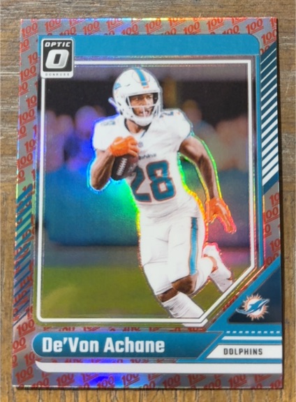 2024 Donruss Optic #122 De'Von Achane — front