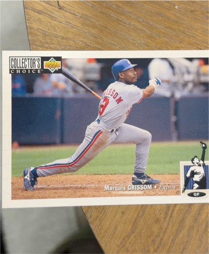 1994 Upper Deck Collector's Choice #465 Marquis Grissom — front