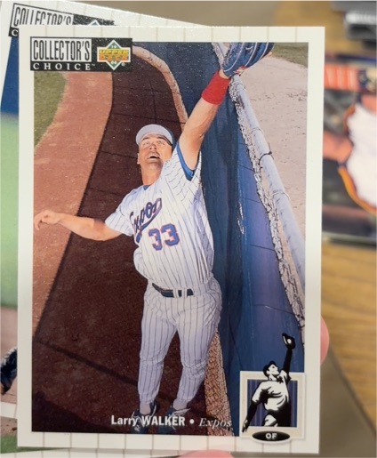 1994 Upper Deck Collector's Choice #286 Larry Walker — front
