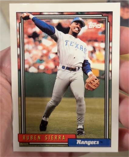 1992 Topps #700 Ruben Sierra — front
