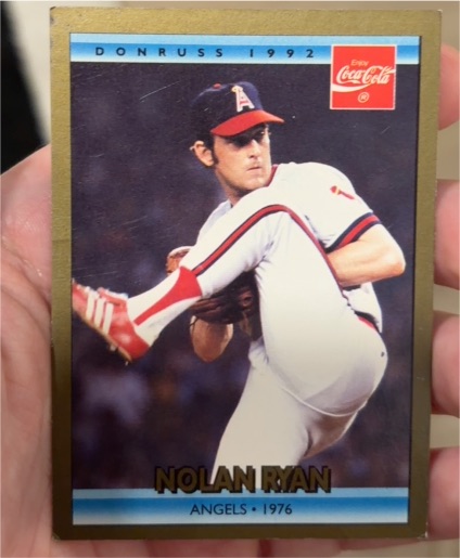 1992 Donruss Coca-Cola #10 Nolan Ryan — front