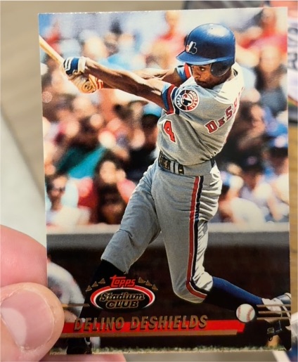 1993 Topps Stadium Club #78 Delino DeShields — front