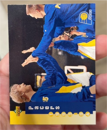 1993-94 Upper Deck #220 Indiana Pacers — front