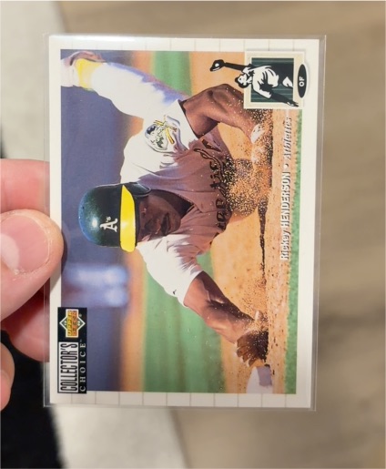 1994 Upper Deck Collector's Choice #510 Rickey Henderson — front