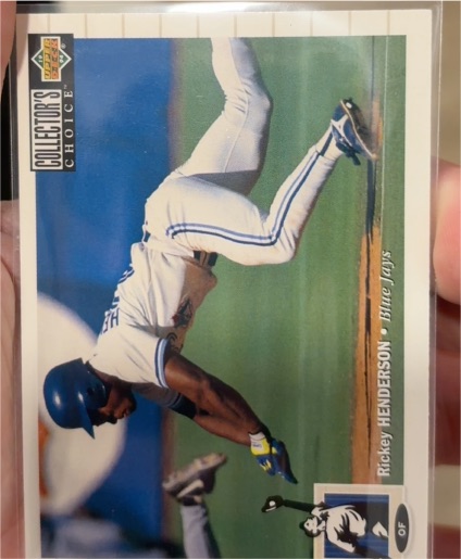 1994 Collector's Choice #131 Rickey Henderson — front
