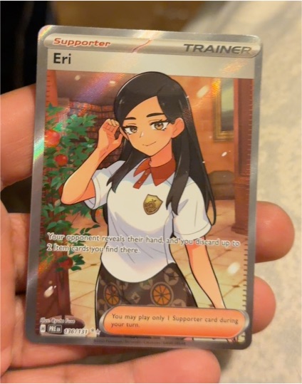 2025 Pokémon Prismatic Evolutions #136 Eri — front