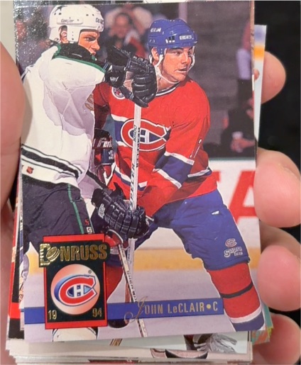 1993-94 Donruss #176 John Leclair — front