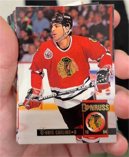1993-94 Donruss #65 Chris Chelios — front
