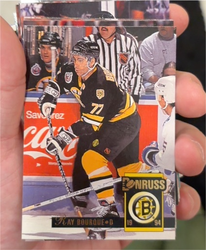 1993-94 Donruss #24 Ray Bourque Boston Bruins — front