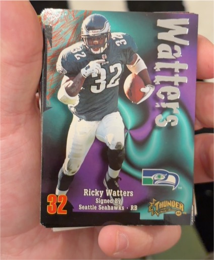 1998 SkyBox Thunder #143 Ricky Watters — front