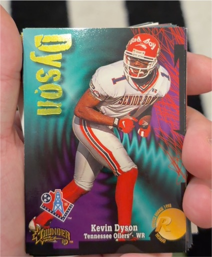 1998 SkyBox Thunder #228 Kevin Dyson — front