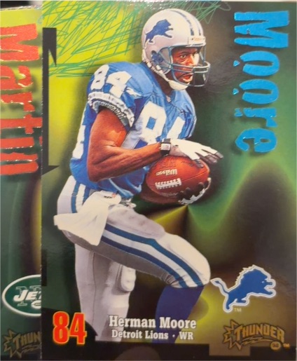 1998 SkyBox Thunder #221 Herman Moore — front