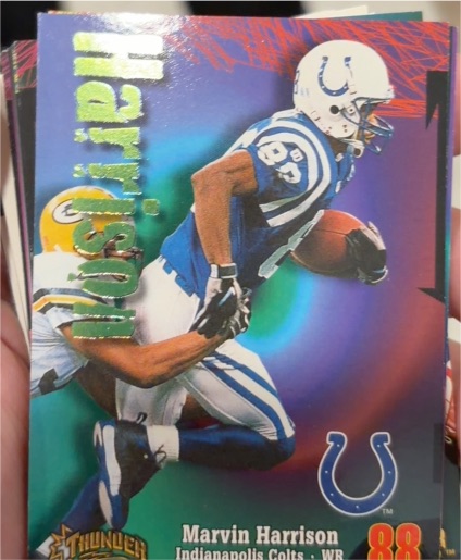 1998 SkyBox Thunder #79 Marvin Harrison — front