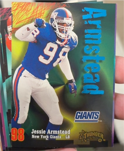 1998 SkyBox Thunder #98 Jessie Armstead — front