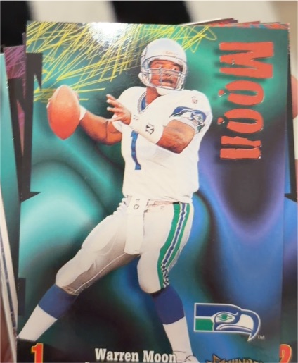 1998 SkyBox Thunder #197 Warren Moon — front