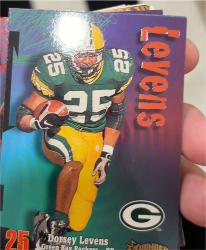 1998 SkyBox Thunder #216 Dorsey Levens — front