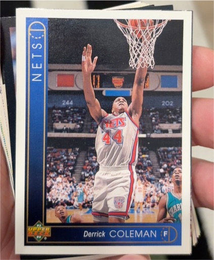 1993-94 Upper Deck #83 Derrick Coleman — front