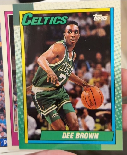 1992-93 Topps Archives #131 Dee Brown Boston Celtics — front