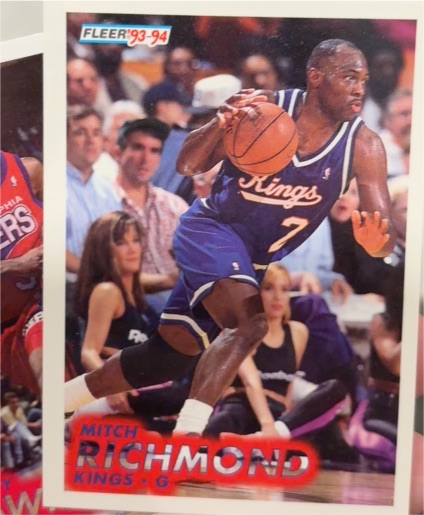1993-94 Fleer #183 Mitch Richmond — front